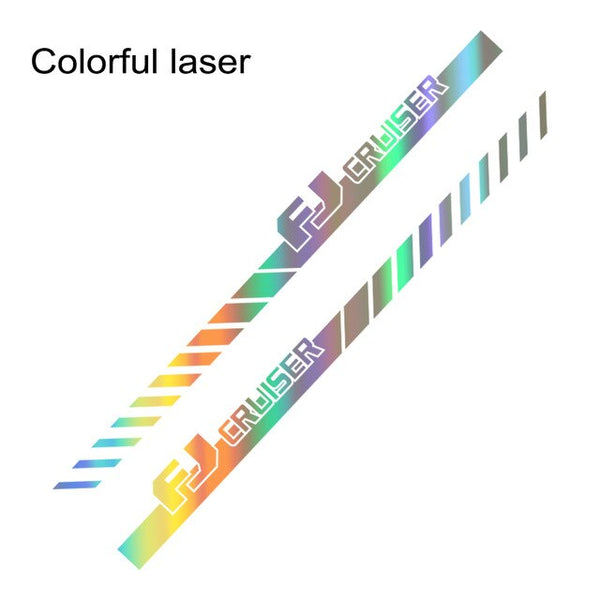 For Toyota FJ CRUISER Car Stickers Side Body Door Stripe Gradient Styling Graphic Vinyl Auto Car Accessories Decals DIY Custom
